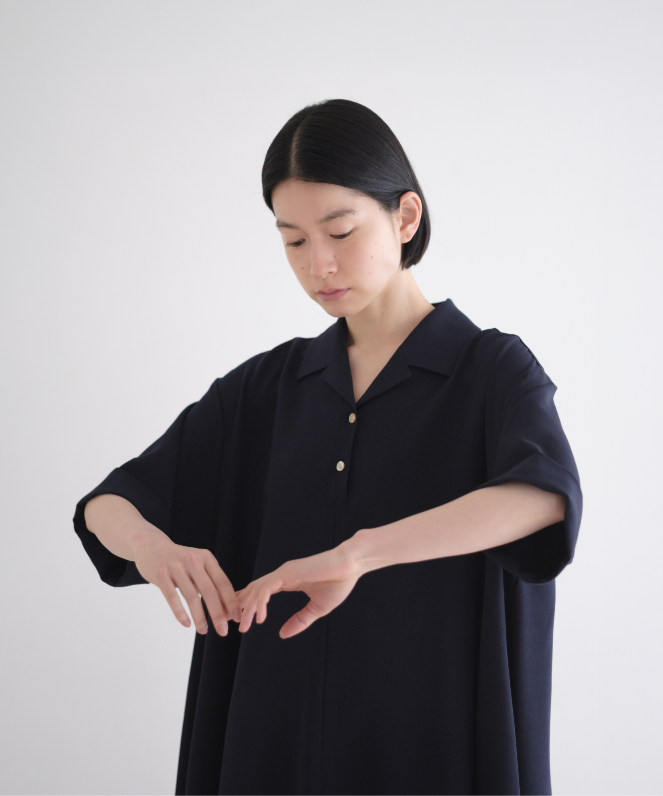 ≪通常販売≫open collar dress （オープンカラードレス）≪2026年7月13日12:00販売開始≫
