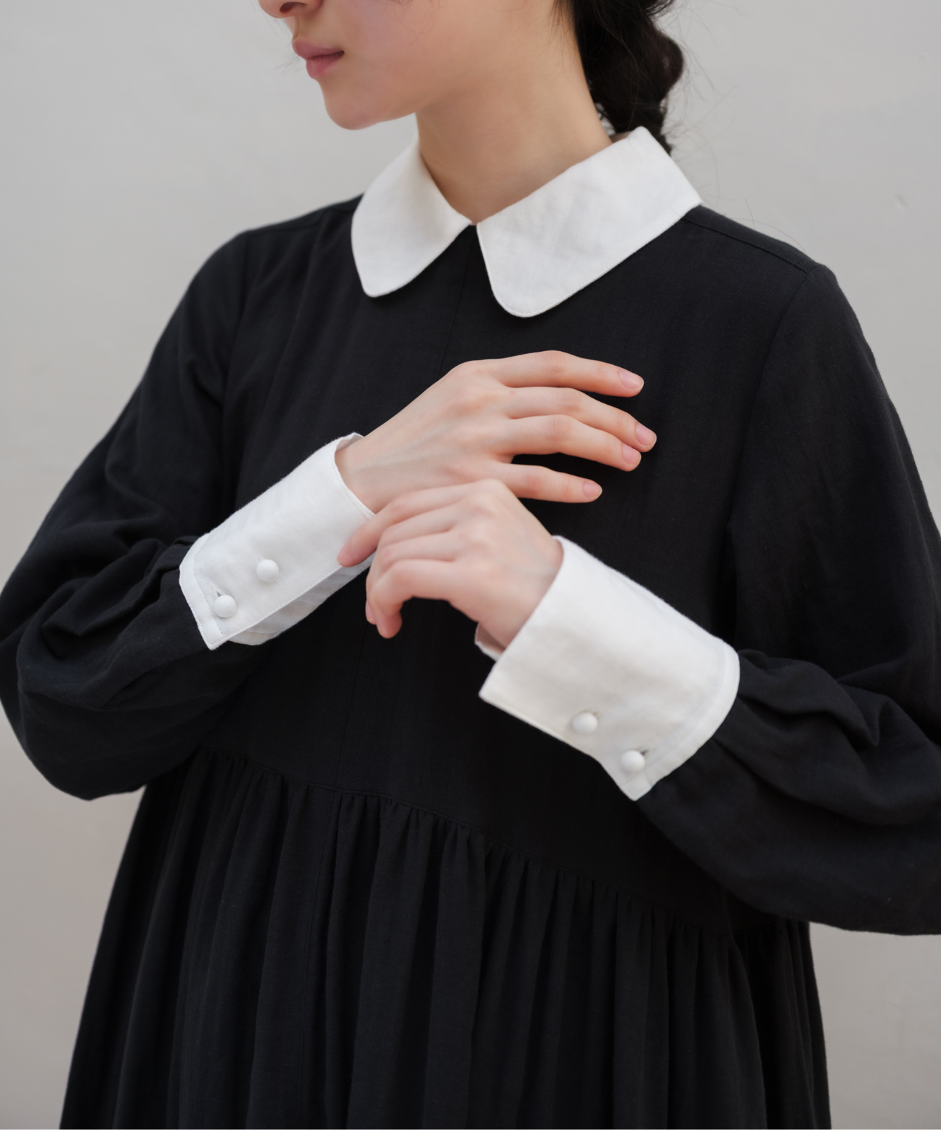 ≪通常販売≫bicolor double gaze one piece （バイカラーダブルガーゼワンピース）≪2026年03月13日12:00販売開始≫