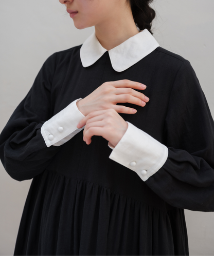 ≪通常販売≫bicolor double gaze one piece （バイカラーダブルガーゼワンピース）≪2026年03月13日12:00販売開始≫