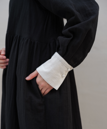 ≪通常販売≫bicolor double gaze one piece （バイカラーダブルガーゼワンピース）≪2026年03月13日12:00販売開始≫