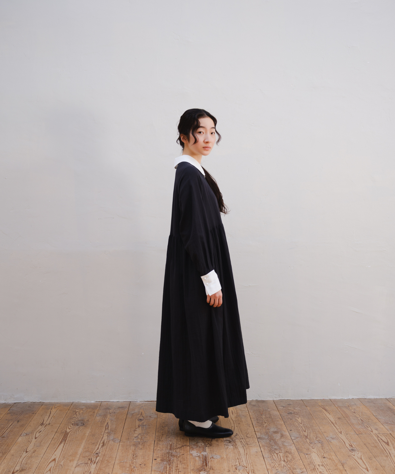 ≪通常販売≫bicolor double gaze one piece （バイカラーダブルガーゼワンピース）≪2026年03月13日12:00販売開始≫