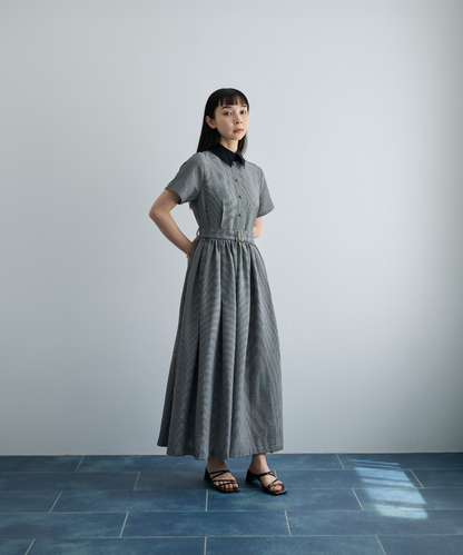 ≪通常販売≫shepherd check gather dress（シェパードチェックギャザードレス）≪2026年6月26日12:00販売開始≫