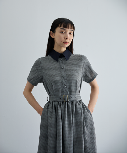 ≪通常販売≫shepherd check gather dress（シェパードチェックギャザードレス）≪2026年6月26日12:00販売開始≫
