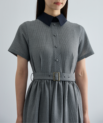 ≪通常販売≫shepherd check gather dress（シェパードチェックギャザードレス）≪2026年6月26日12:00販売開始≫