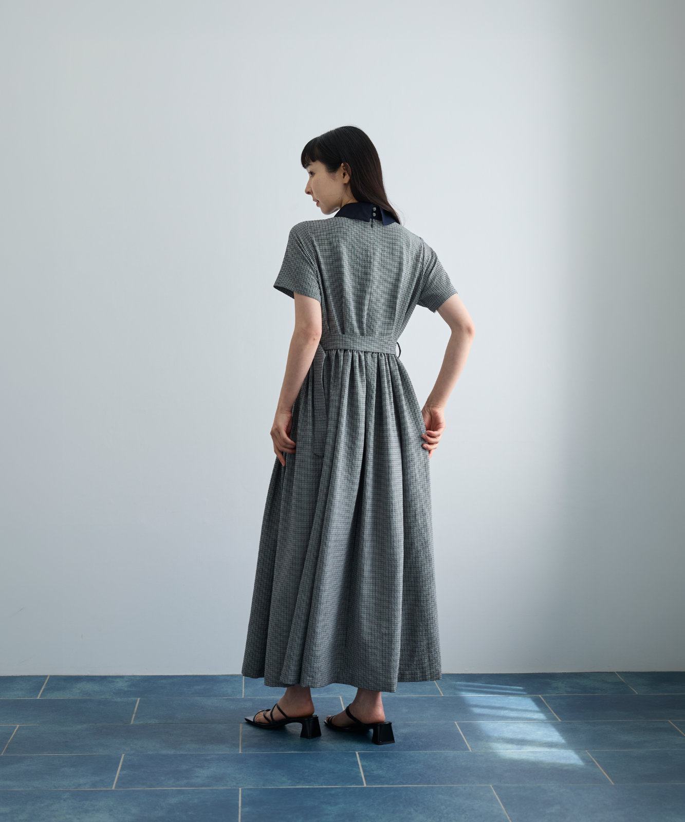 ≪通常販売≫shepherd check gather dress（シェパードチェックギャザードレス）≪2026年6月26日12:00販売開始≫