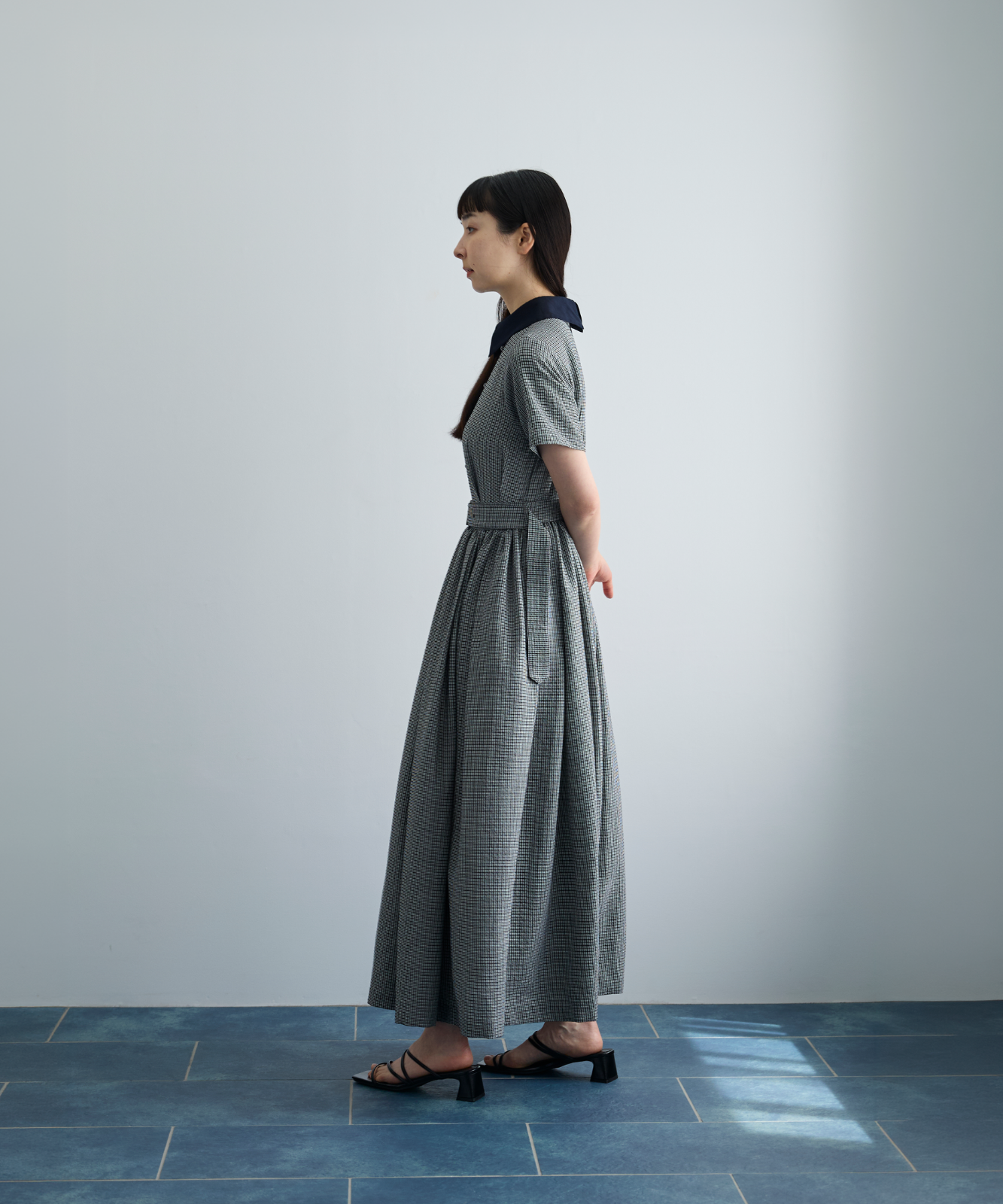 ≪通常販売≫shepherd check gather dress（シェパードチェックギャザードレス）≪2026年6月26日12:00販売開始≫