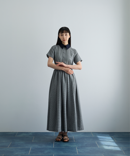 ≪通常販売≫shepherd check gather dress（シェパードチェックギャザードレス）≪2026年6月26日12:00販売開始≫
