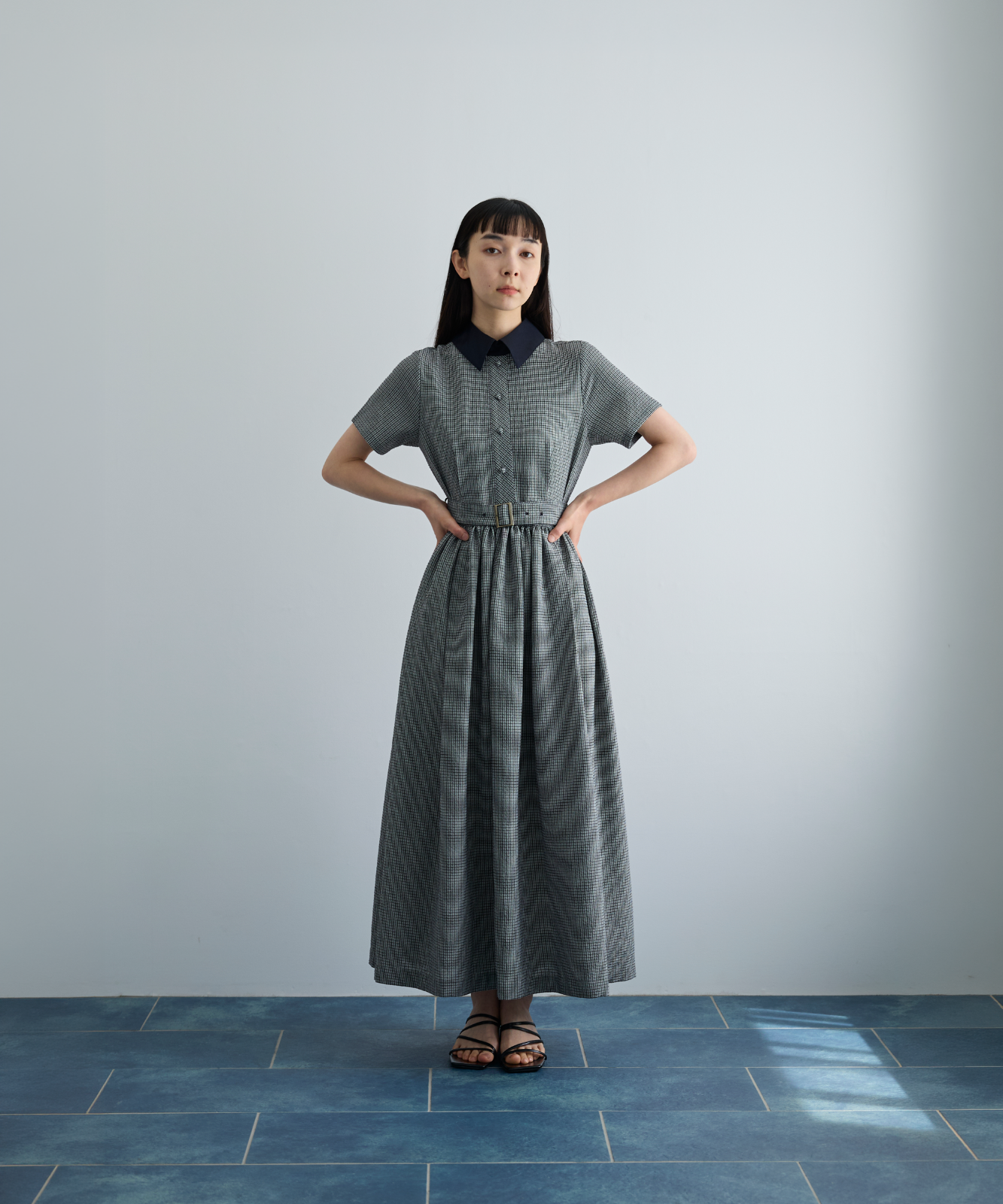 ≪通常販売≫shepherd check gather dress（シェパードチェックギャザードレス）≪2026年6月26日12:00販売開始≫