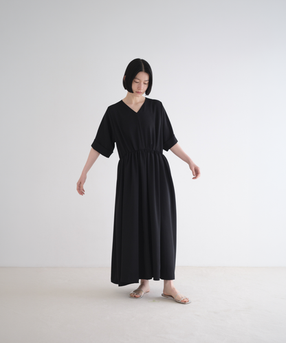 ≪通常販売≫【THE DRESS #11】Vneck gather one piece （Vネックギャザーワンピース）≪2026年7月6日12:00販売開始≫