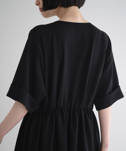 ≪通常販売≫【THE DRESS #11】Vneck gather one piece （Vネックギャザーワンピース）≪2026年7月6日12:00販売開始≫