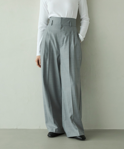 ≪通常販売≫three tuck easy wide pants（スリータックイージーワイドパンツ）≪2026年01月09日12:00販売開始≫