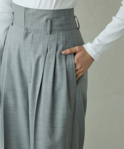 ≪通常販売≫three tuck easy wide pants（スリータックイージーワイドパンツ）≪2026年01月09日12:00販売開始≫