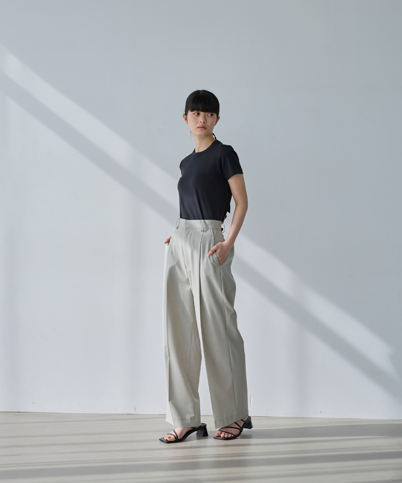 ≪通常販売≫easy straight slacks (イージーストレートスラックス ≪通常販売≫easy straight slacks (イージーストレートスラックス