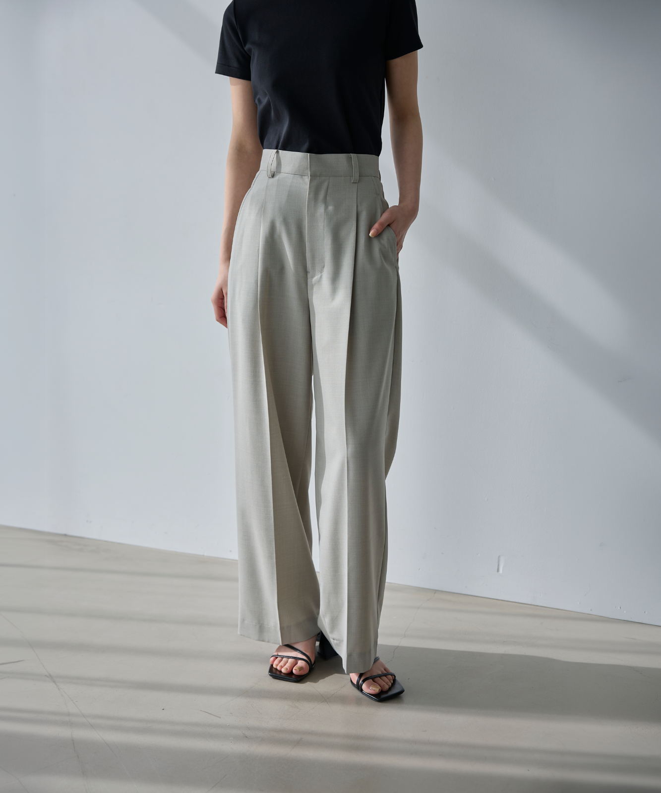 ≪通常販売≫easy straight slacks (イージーストレートスラックス ≪通常販売≫easy straight slacks (イージーストレートスラックス