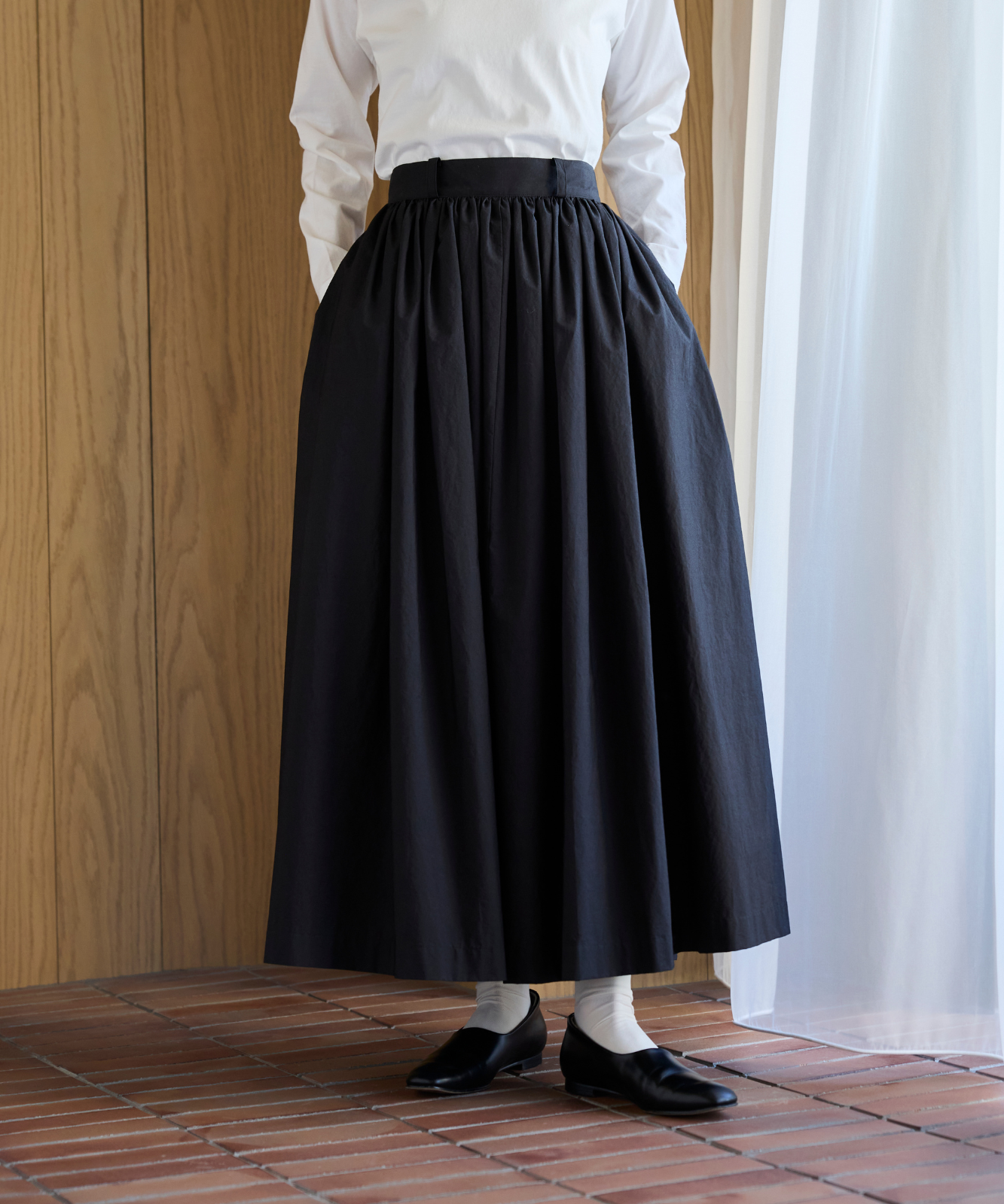 ≪通常販売≫volume gather flare skirt （ボリュームギャザーフレア