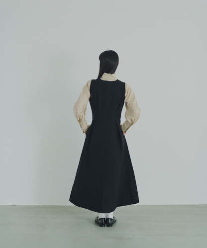 ≪通常販売≫gold button no-sleeve dress （ゴールドボタンノースリーブドレス）≪2026年8月31日12:00販売開始≫