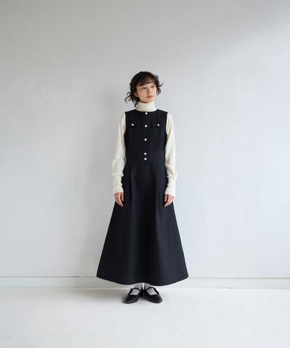 ≪通常販売≫gold button no-sleeve dress （ゴールドボタンノースリーブドレス）≪2026年8月31日12:00販売開始≫