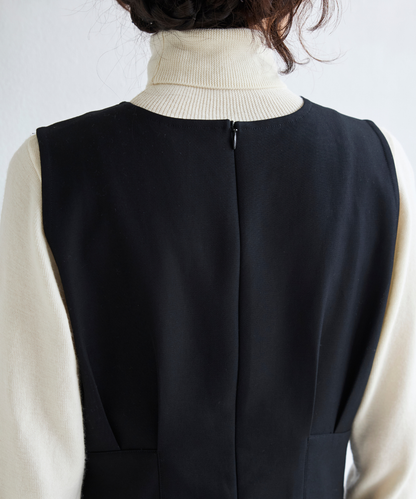 ≪通常販売≫gold button no-sleeve dress （ゴールドボタンノースリーブドレス）≪2026年8月31日12:00販売開始≫