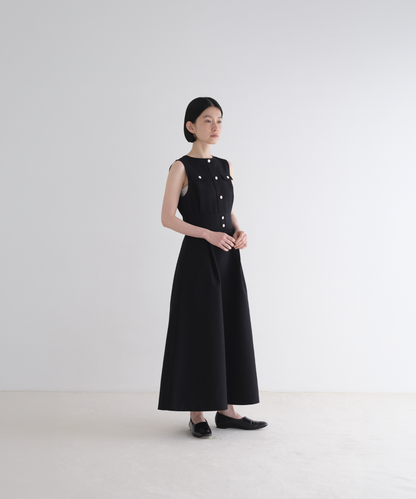 ≪通常販売≫gold button no-sleeve dress （ゴールドボタンノースリーブドレス）≪2026年8月31日12:00販売開始≫