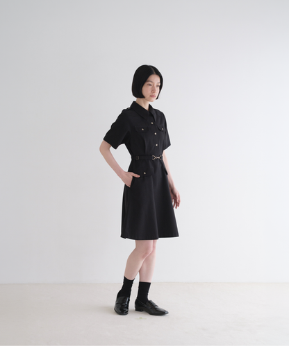 ≪通常販売≫belted epaulet mini onepiece （ベルテッドエポレットミニワンピース）≪2026年8月14日12:00販売開始≫