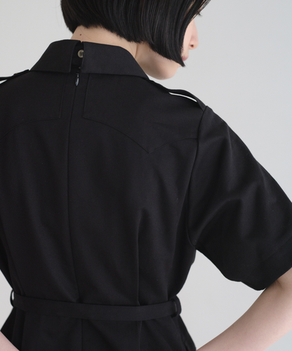 ≪通常販売≫belted epaulet mini onepiece （ベルテッドエポレットミニワンピース）≪2026年8月14日12:00販売開始≫