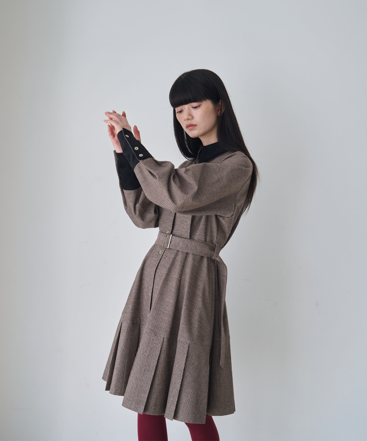 ≪通常販売≫gunclub check bicolor mini onepiece （ガンクラブチェックバイカラーミニワンピース）≪2026年10月19日12:00販売開始≫