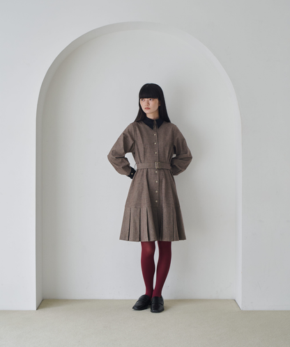 ≪通常販売≫gunclub check bicolor mini onepiece （ガンクラブチェックバイカラーミニワンピース）≪2026年10月19日12:00販売開始≫