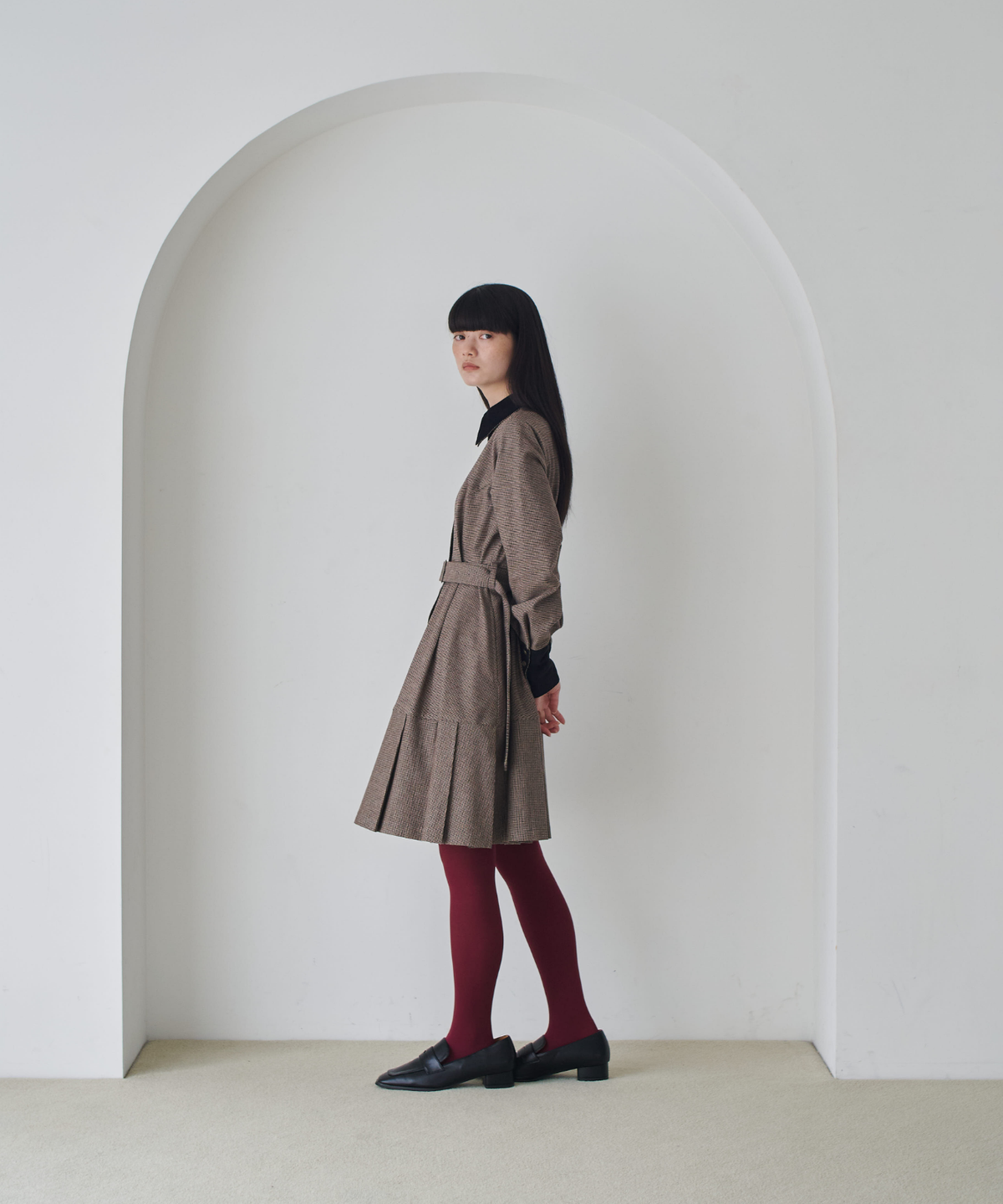 ≪通常販売≫gunclub check bicolor mini onepiece （ガンクラブチェックバイカラーミニワンピース）≪2026年10月19日12:00販売開始≫