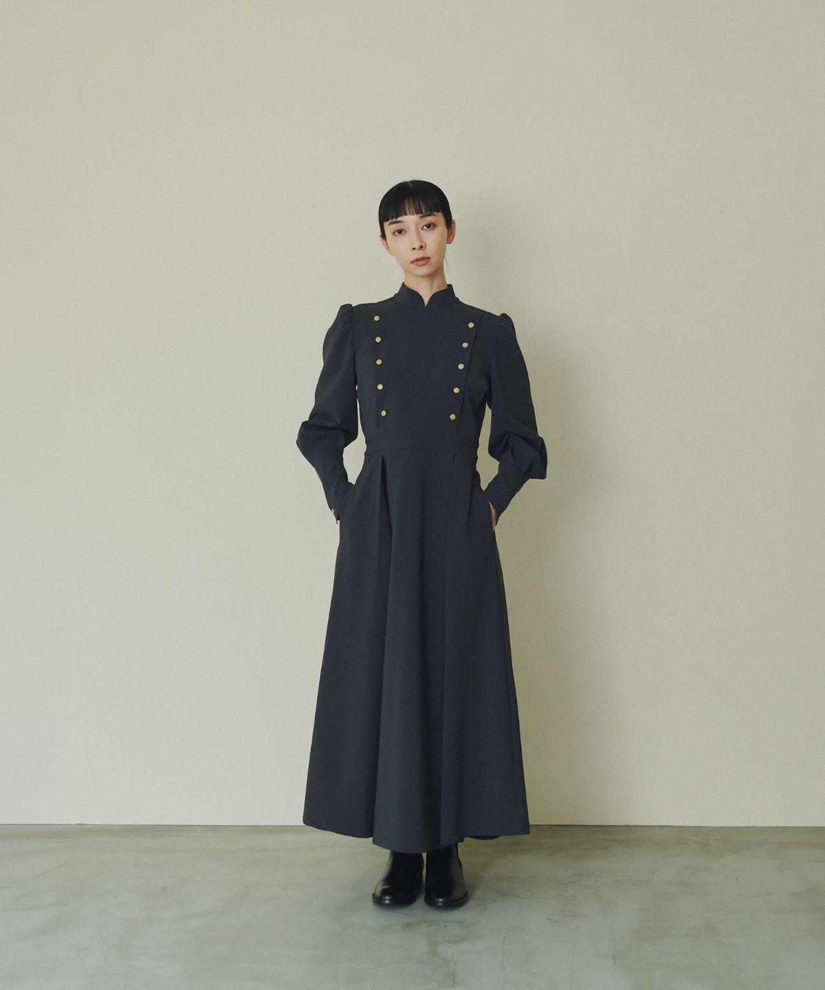 ≪通常販売≫double button classical dress （ダブルボタンクラシカルドレス）≪2026年10月26日12:00販売開始≫