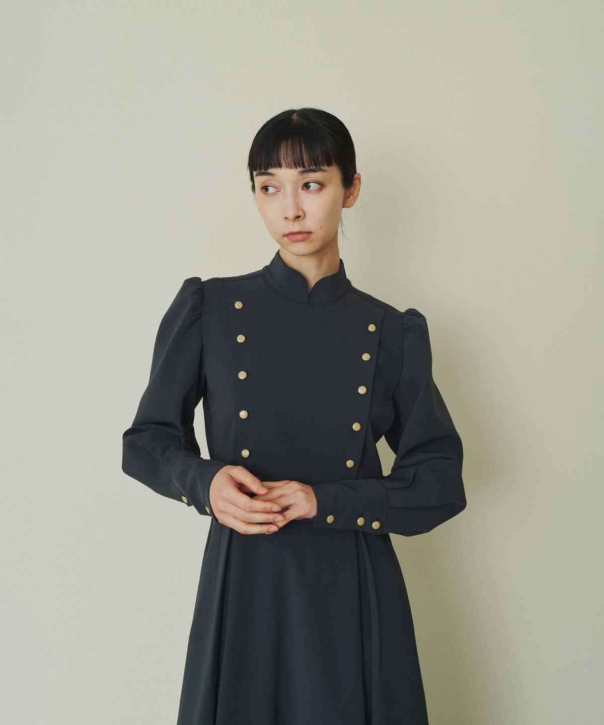 ≪通常販売≫double button classical dress （ダブルボタンクラシカルドレス）≪2026年10月26日12:00販売開始≫