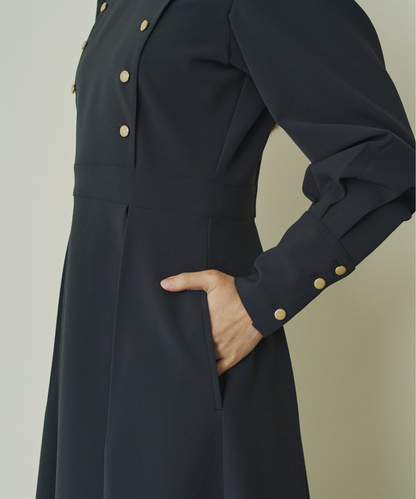 ≪通常販売≫double button classical dress （ダブルボタンクラシカルドレス）≪2026年10月26日12:00販売開始≫