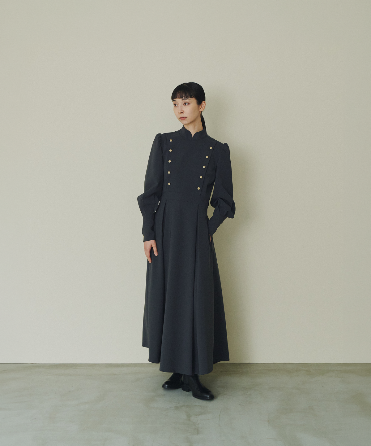 ≪通常販売≫double button classical dress （ダブルボタンクラシカルドレス）≪2026年10月26日12:00販売開始≫
