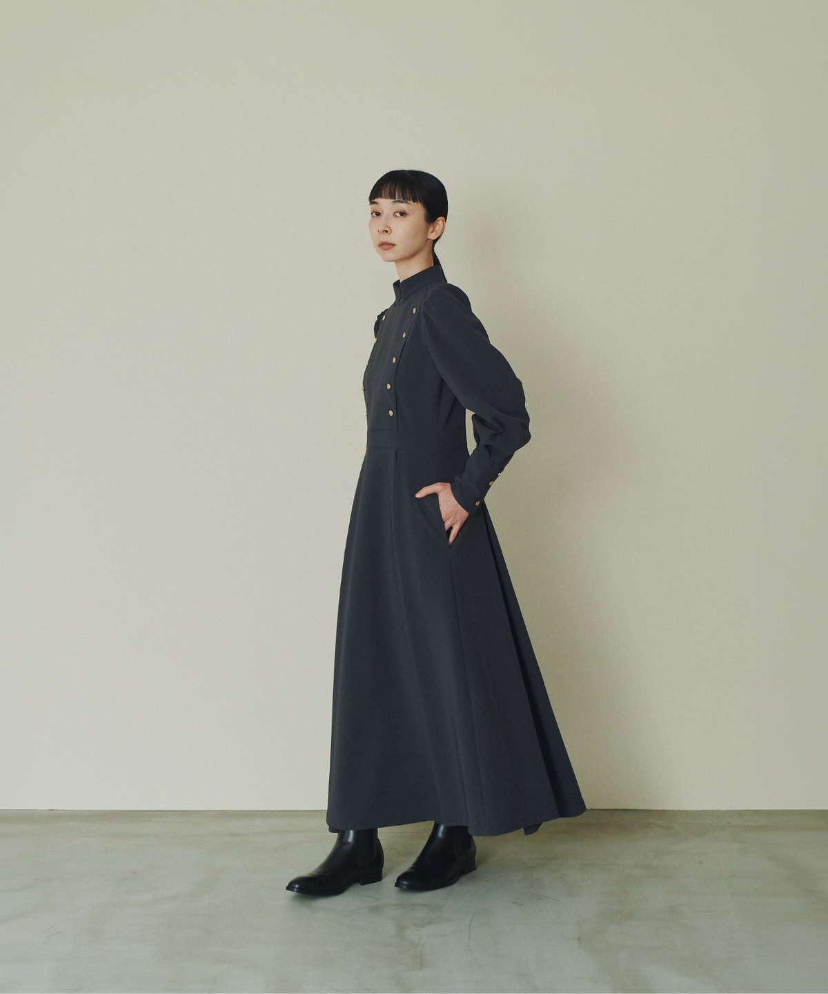 ≪通常販売≫double button classical dress （ダブルボタンクラシカルドレス）≪2026年10月26日12:00販売開始≫