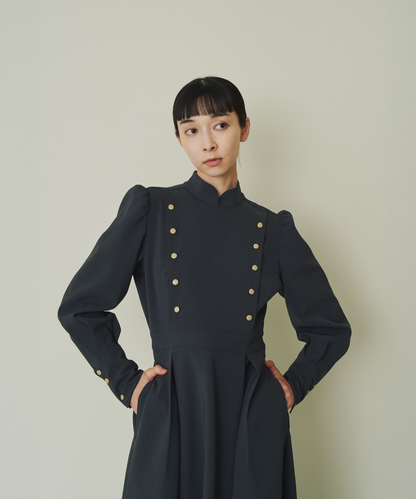 ≪通常販売≫double button classical dress （ダブルボタンクラシカルドレス）≪2026年10月26日12:00販売開始≫