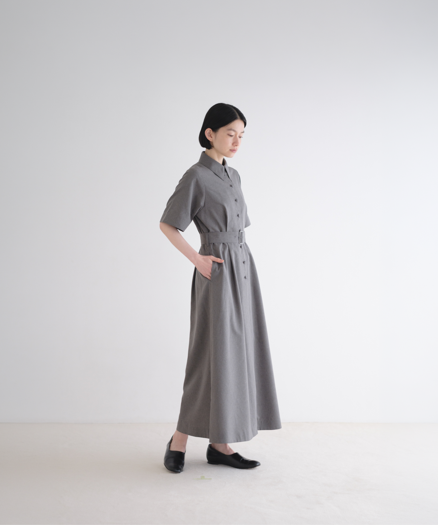 ≪通常販売≫belted easy onepiece （ベルテッドイージーワンピース）