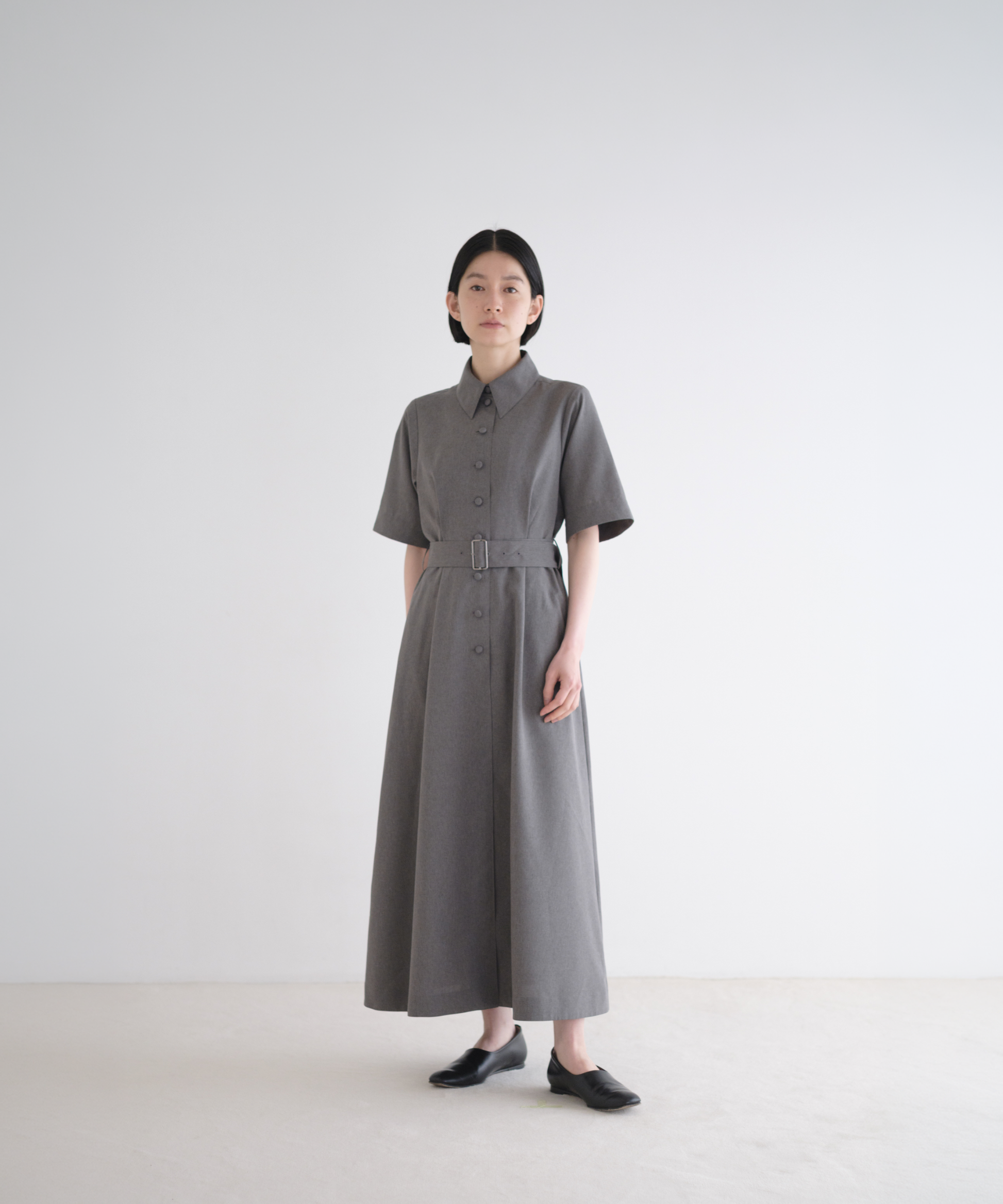 ≪通常販売≫belted easy onepiece （ベルテッドイージーワンピース