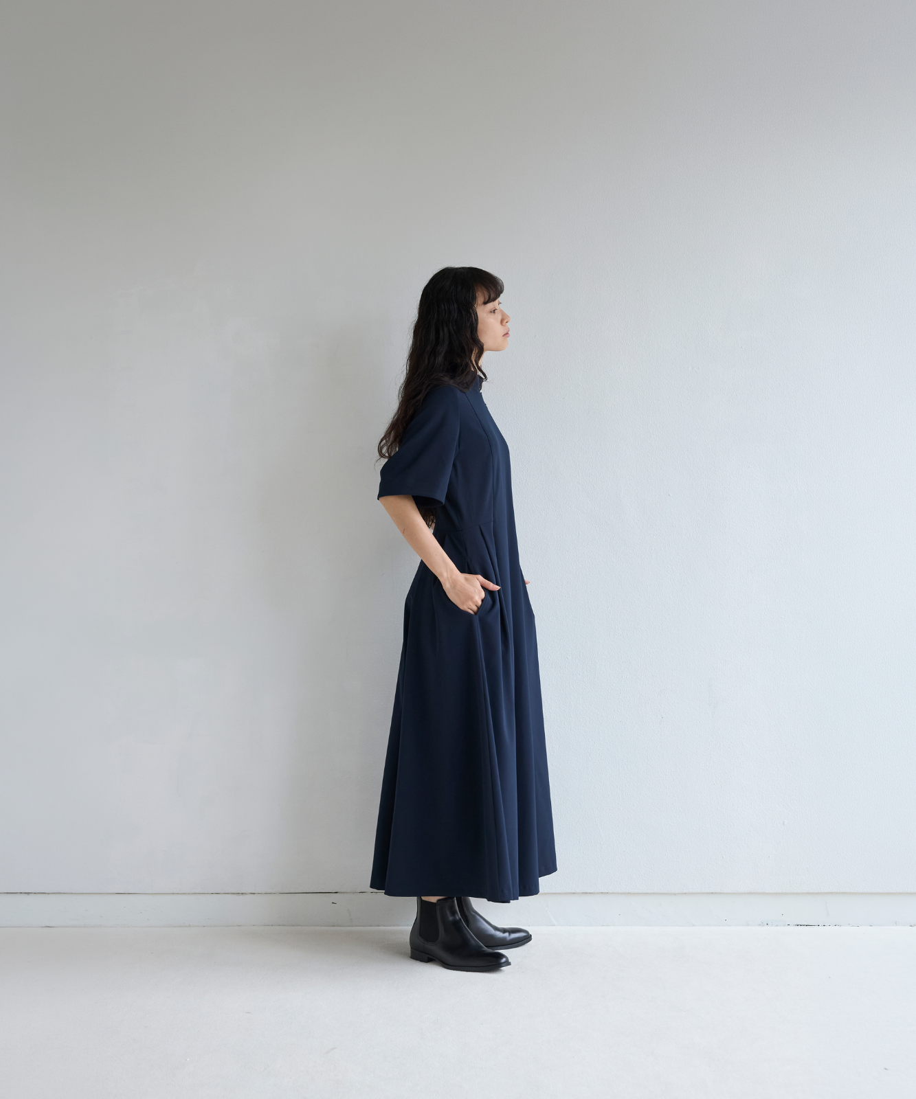≪通常販売≫gold button easy flap dress（ゴールドボタンイージーフラップドレス）≪2026年8月3日12:00販売開始≫