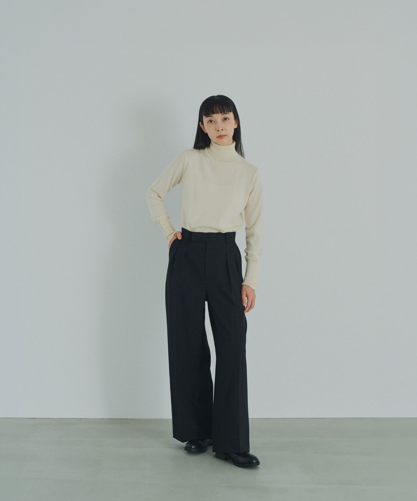 ≪通常販売≫wool like wide slacks （ウールライクワイドスラックス）≪2026年9月16日12:00販売開始≫