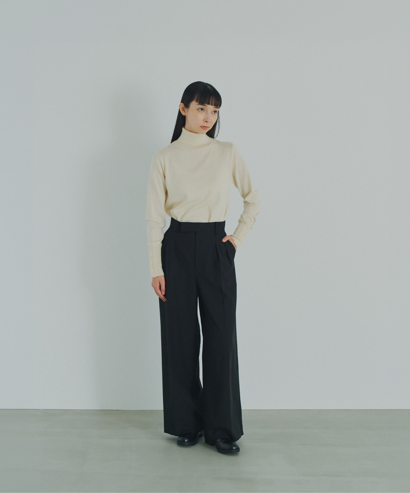 ≪通常販売≫wool like wide slacks （ウールライクワイドスラックス）≪2026年9月16日12:00販売開始≫