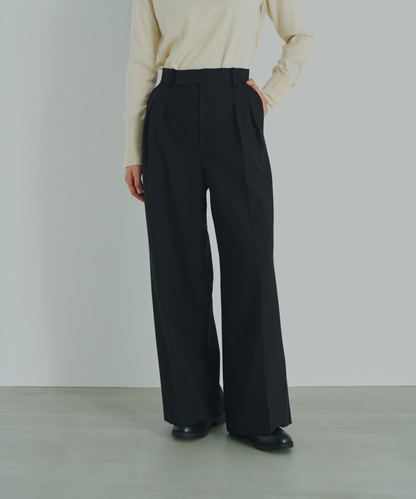 ≪通常販売≫wool like wide slacks （ウールライクワイドスラックス）≪2026年9月16日12:00販売開始≫