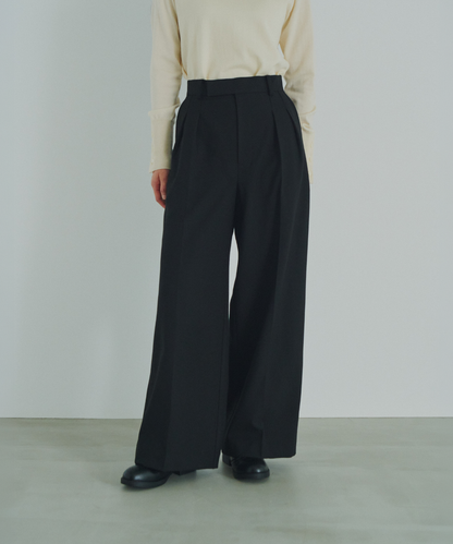 ≪通常販売≫wool like wide slacks （ウールライクワイドスラックス）≪2026年9月16日12:00販売開始≫