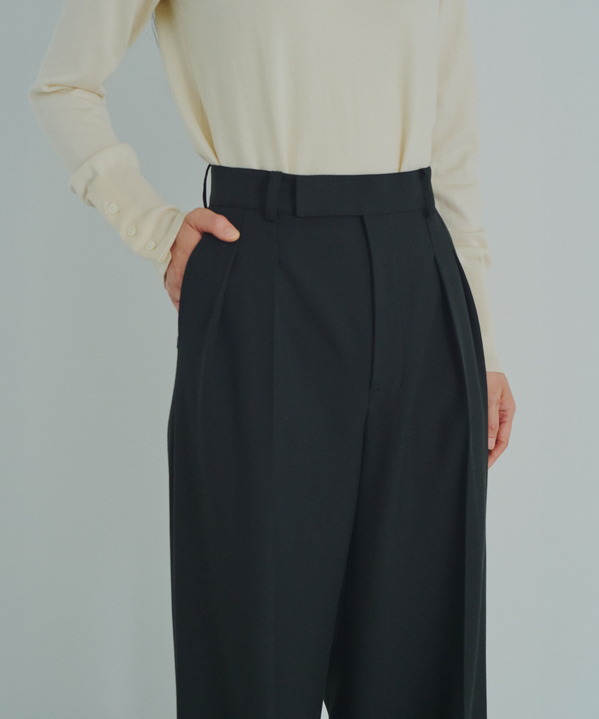 ≪通常販売≫wool like wide slacks （ウールライクワイドスラックス）≪2026年9月16日12:00販売開始≫