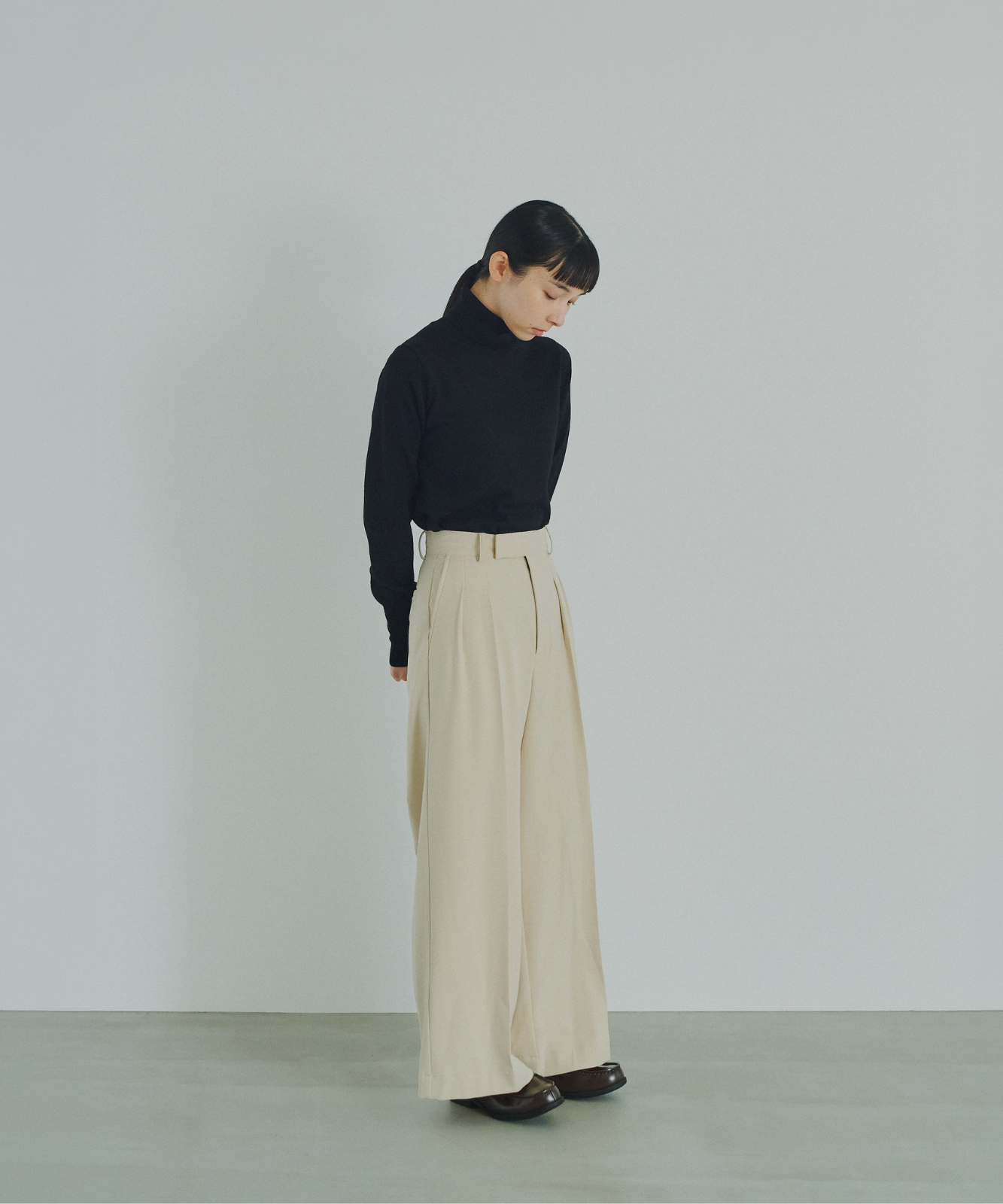 ≪通常販売≫wool like wide slacks （ウールライクワイドスラックス）≪2026年9月16日12:00販売開始≫
