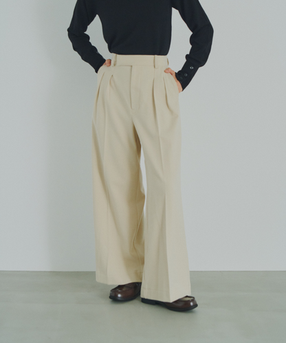 ≪通常販売≫wool like wide slacks （ウールライクワイドスラックス）≪2026年9月16日12:00販売開始≫