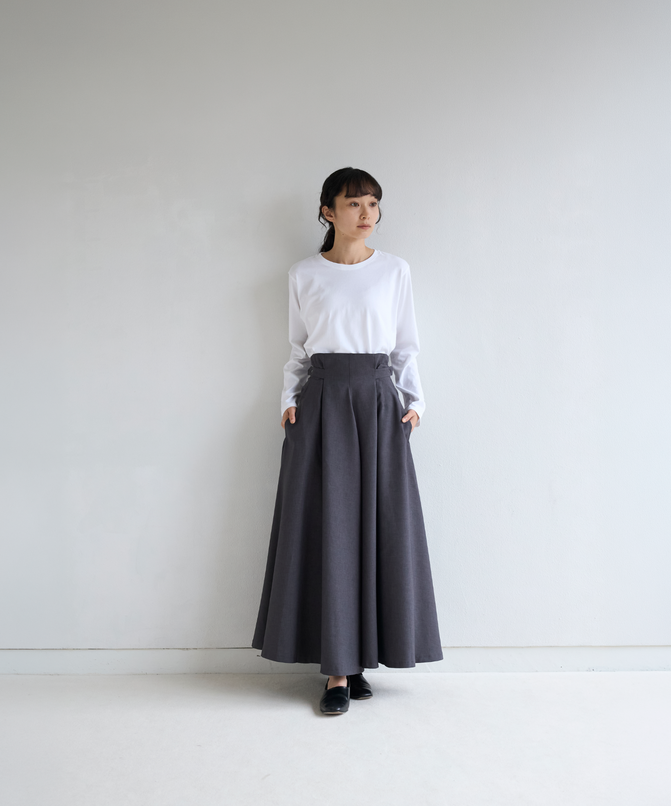 ≪通常販売≫side adjust flare skirt （サイドアジャストフレアスカート）≪2026年8月26日12:00販売開始≫