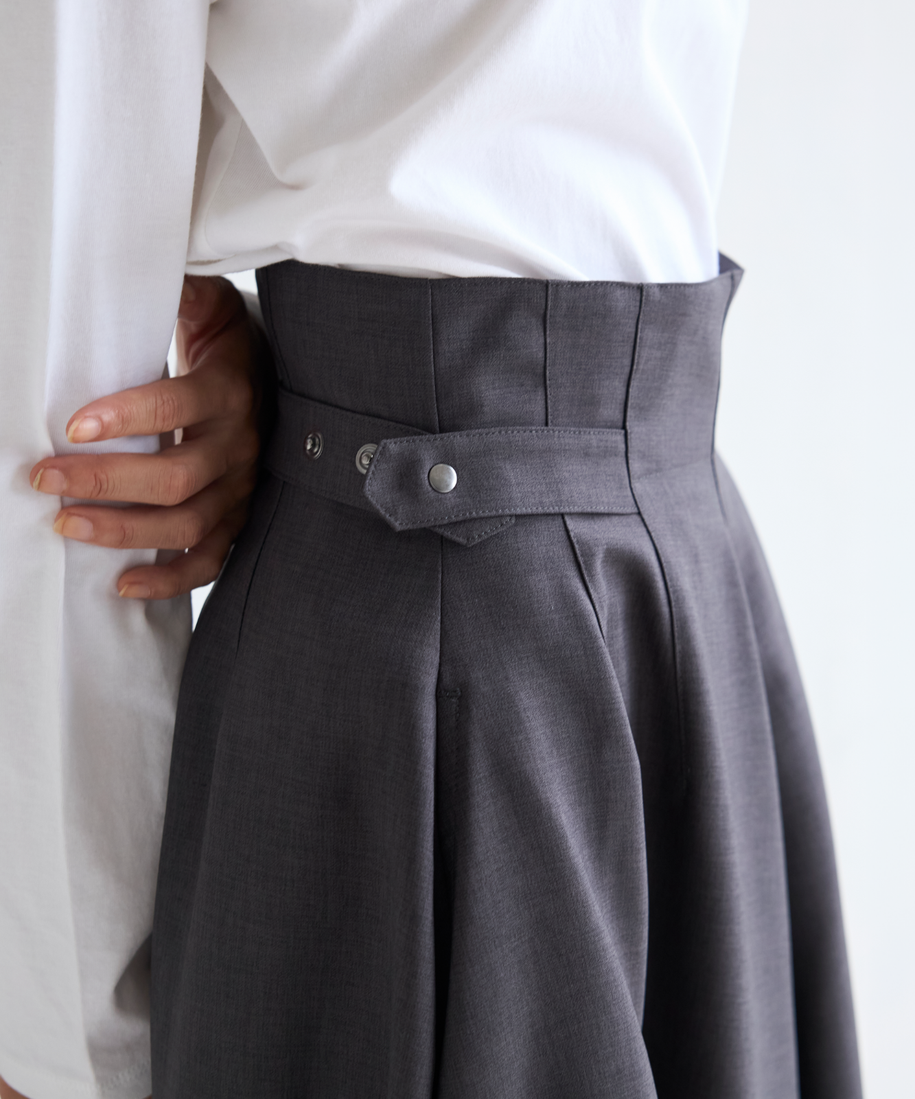 ≪通常販売≫side adjust flare skirt （サイドアジャストフレアスカート）≪2026年8月26日12:00販売開始≫