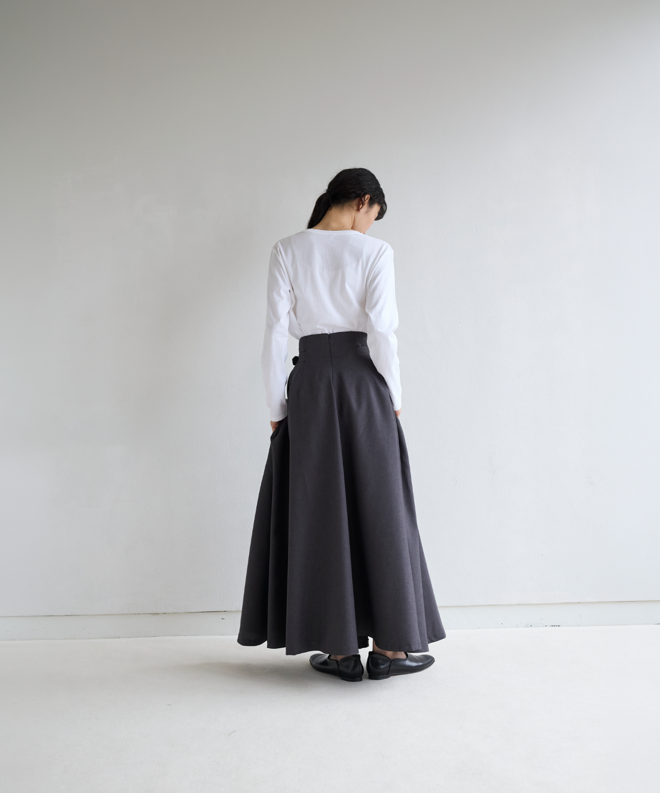 ≪通常販売≫side adjust flare skirt （サイドアジャストフレアスカート）≪2026年8月26日12:00販売開始≫