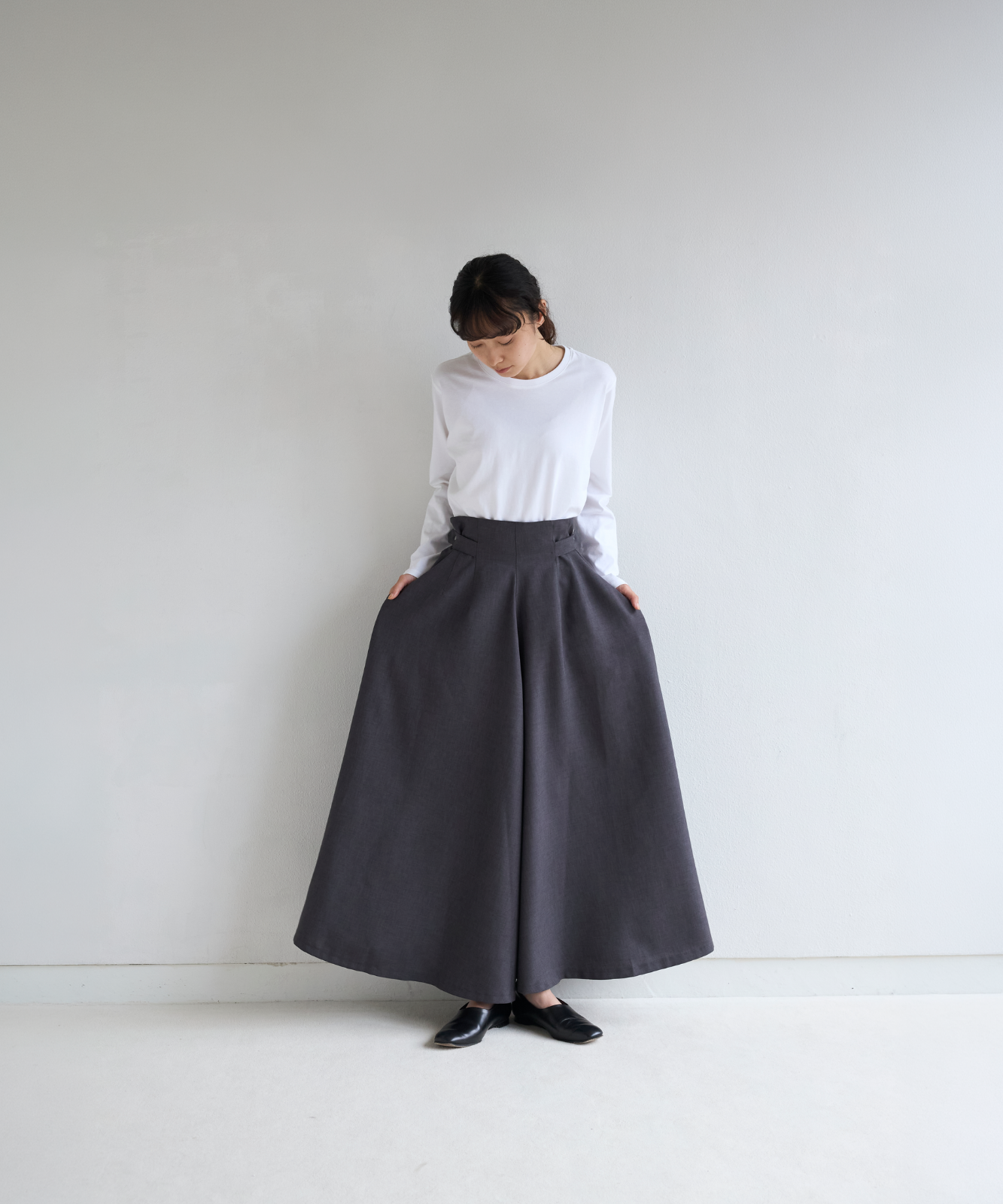 ≪通常販売≫side adjust flare skirt （サイドアジャストフレアスカート）≪2026年8月26日12:00販売開始≫