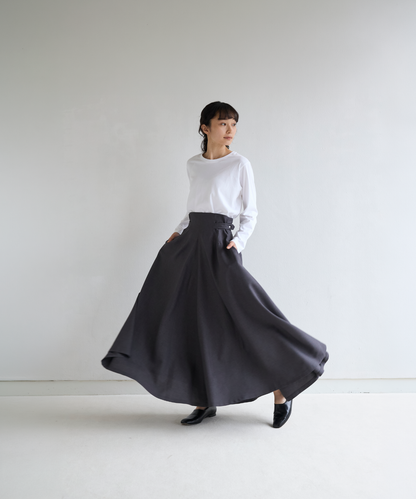 ≪通常販売≫side adjust flare skirt （サイドアジャストフレアスカート）≪2026年8月26日12:00販売開始≫
