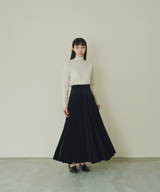 ≪通常販売≫super flare velour skirt （スーパーフレアベロアスカート） ≪2026年10月13日12:00販売開始≫